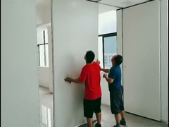 Cuadro de aluminio OEM Paredes divisorias móviles Acústica Deslizante División plegable