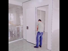 Paredes divisorias plegables a prueba de fuego comerciales de madera y aluminio