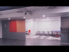 SONO Cuadro de aluminio Paredes de separación colgantes, partición de madera abierta para el vestíbulo