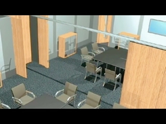 OEM ODM Paredes divisorias móviles muy flexibles Divisores de salas sonoros deslizantes