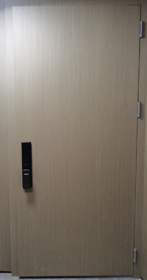 Certificado de seguridad Puerta resistente al fuego de acero de 72 mm Puerta insonorizada