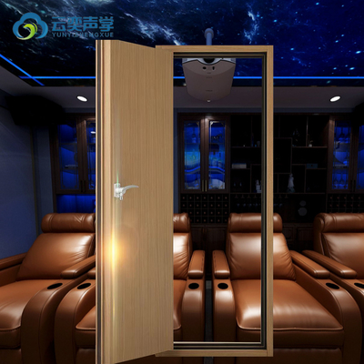 Puerta de entrada de metal interior personalizable puerta insonorizada puerta aislante del sonido puerta