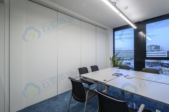 Pared divisoria de oficinas modulares plegables y aisladas del sonido