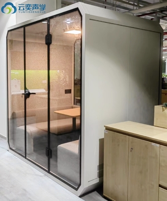 Cuadrados de metros Pod de grabación de gama alta amortiguación de vibraciones Acoustic Phone Booth Soundproof Musically Booth Reunión Booth Off