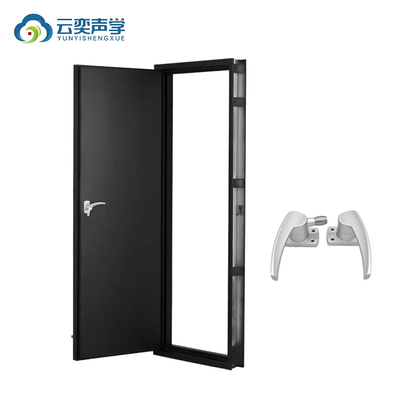 Diseño más reciente gris oscuro tallado de aluminio cerraduras múltiples seguridad antirrobo puerta blindada entrada principal puerta villa mansión