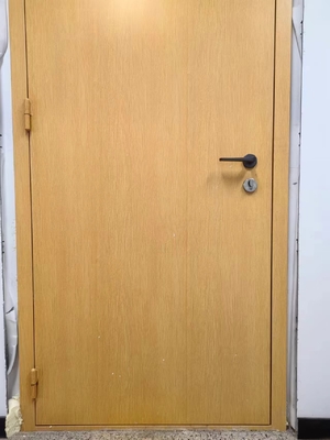 Certificado de seguridad Puerta resistente al fuego de acero de 72 mm Puerta insonorizada