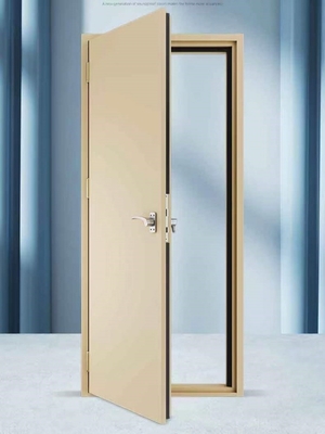 Certificado de seguridad Puerta resistente al fuego de acero de 72 mm Puerta insonorizada