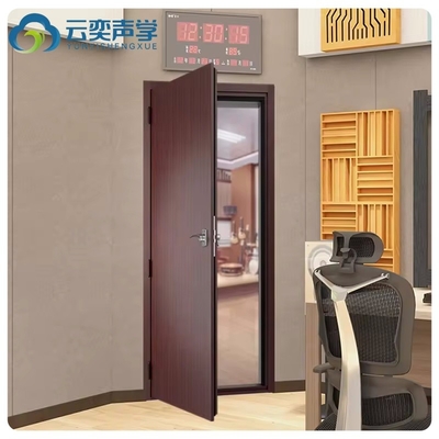 Puerta a prueba de sonido de grado E0 de protección ambiental para H2200*W900*D120/245 mm