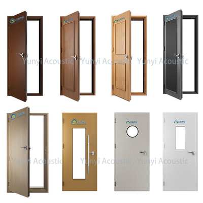 Puerta de aislamiento acústico Puerta insonorizada para estudio Puertas sonoras de clasificación de insonorización Puertas dobles Puerta interior de techo acústico