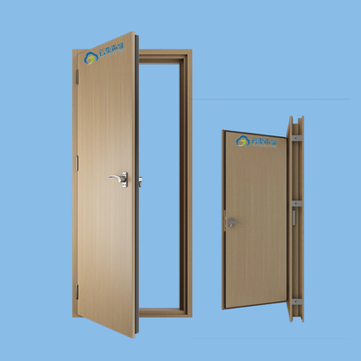 Puerta de absorción de sonido de 72 mm 105 kg Puerta de aislamiento acústico para cine y sala de estar
