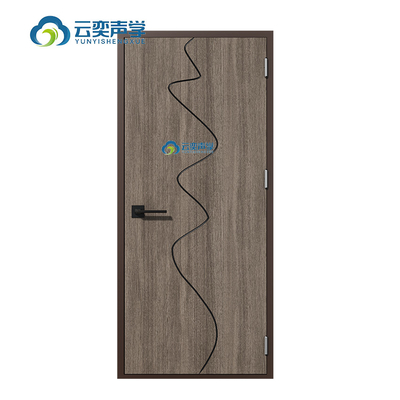 STC 42 ± 3 DB Puerta de acero y madera compuesta con certificación de resistencia al sonido