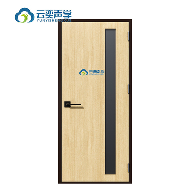 STC 42 ± 3 DB Puerta de acero y madera compuesta con certificación de resistencia al sonido
