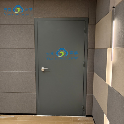 Sala de batería Estudio de música Sala barrera de ruido transparente puerta aislante de ruido acústica para el hogar con trampas de bajo puerta de cancelación de esquina STC 45dB