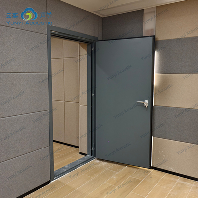 Sala de batería Estudio de música Sala barrera de ruido transparente puerta aislante de ruido acústica para el hogar con trampas de bajo puerta de cancelación de esquina STC 45dB