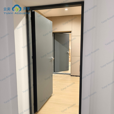 Sala de batería Estudio de música Sala barrera de ruido transparente puerta aislante de ruido acústica para el hogar con trampas de bajo puerta de cancelación de esquina STC 45dB
