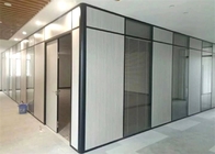 Pared de división de madera de cristal de la colocación flexible para el espacio privado modular de la oficina