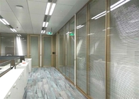 Paredes de división limpias de vidrio de la oficina desmontables con el marco de aluminio
