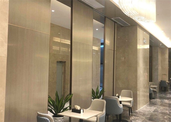 Paredes de división insonoras plegables, división de aluminio de la prueba de los sonidos de sala de reunión