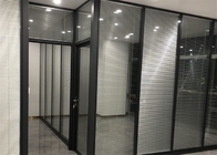 La pared de división de cristal doble moderó el vidrio para el diseño de la división de cristal de la oficina