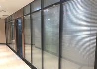 Paredes de división moderadas de aluminio de vidrio de la oficina de reducción de ruido con las persianas