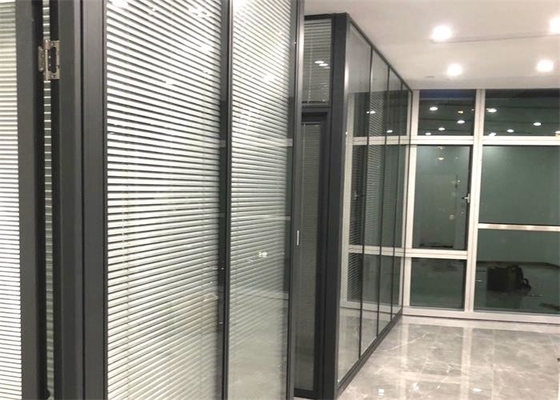 Pared de división de aluminio de cristal moderna de la oficina de la división de cristal